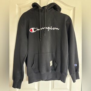 Champion Black Pullover Hoodie